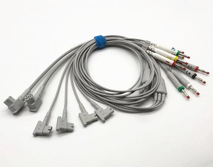 TC30 10 μόλυβδοι EKG leadwires με τη θραύση/το συνδετήρα