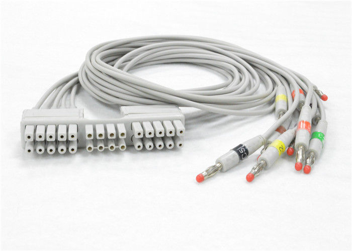Mortara Eli230 ECG / EKG Cable With 10 Lead Wires TPU Material 9293-046-60