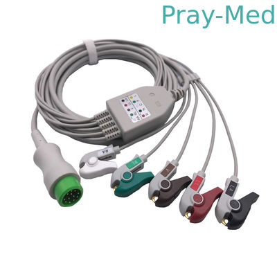 Αγορά Καλώδιο Mindray IPM 8/10/12 ECG, γύρω από 12 το μόλυβδο καρφιτσών 3/5 040-00961-00 EA6251B 3.6m ηλεκτρονική κατασκευή