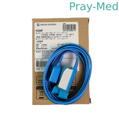 Αγορά Αρχικό TL-201T Nihon Konden P225F Adult Finger Clip SpO2 Sensor TPU Μπλε ηλεκτρονική κατασκευή