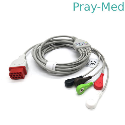 Αγορά 12 υπομονετικό καλώδιο Compatable καρφιτσών 5leads ECG με Bionet BM5 BM7 ηλεκτρονική κατασκευή