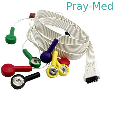 Η X12 10 Mortara οδηγεί τη θραύση καλωδίων ECG Holter/τον τύπο συνδετήρων για το όργανο ελέγχου οργάνων καταγραφής