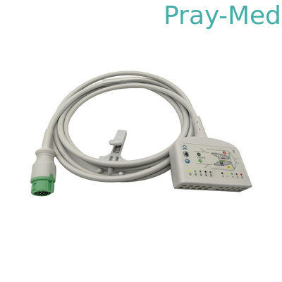 Mindray 10 καλώδιο 2.4m 009-004728-00 0010-30-42721 κορμών μολύβδου EKG