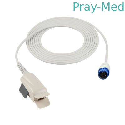 Αισθητήρας απείρου SpO2 Drager για το multicable σακάκι 7 TPU πόδια συνδετήρων καρφιτσών 3m/10