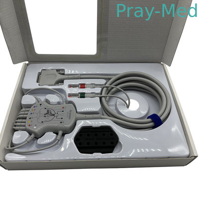 Πρωτότυπο Mindray R12 Ecg Καλώδιο μολύβδου 12 μολύβδου μπανάνα TPU EC6408