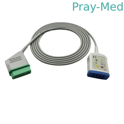 Συμβατό καλώδιο κορμού Nihon Kohden Ekg Jc-906pa 6 Lead To 12 Pin