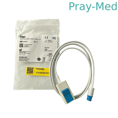 Αρχικό καλώδιο επέκτασης Adapter SpO2 Drager Siemens 3368433 7pin 1M