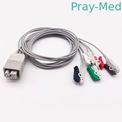 Πολυσύνδεσμος ECG Holter Cable 5 Lead Clip 1.1m για GE SEER 1 έτος εγγύηση