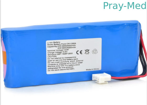 Επανακαταλογηστέος τύπος μπαταριών 4.4v 5200mah ιατρικού εξοπλισμού λι-ιόντων/λίθιου