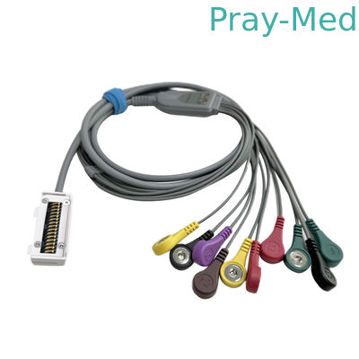 Meditech Cardiup ECG Holter καλώδιο για CardiUP!3 CardiUP!12 TPU Jacket 10 κανάλια σύνδεσμος Snap