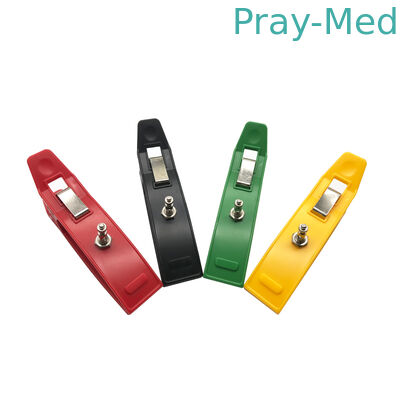 Επαναχρησιμοποιήσιμο ECG υλικό 4 PC/σύνολο μετάλλων Agcl ηλεκτροδίων ιατρικού βαθμού