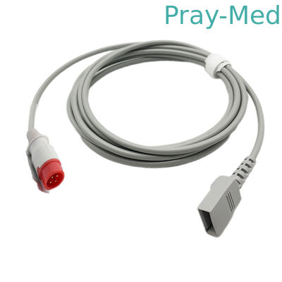 Biolight A8 4 της εισβολής επέκταση 2.7m καλωδίων IBP πίεσης του αίματος καρφιτσών μήκος