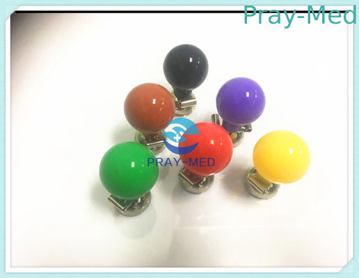 Πολλών χρήσεων επαναχρησιμοποιήσιμη θωρακική αναρρόφηση προσαρμοστών ηλεκτροδίων ECG με Bule/τον γκρίζο βολβό