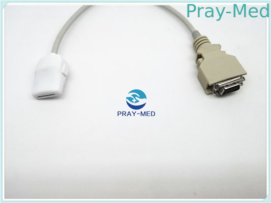 Γκρίζο άσπρο καλώδιο προσαρμοστών Spo2 για  LNOP PC08/τα πρότυπα του ISO Pc12