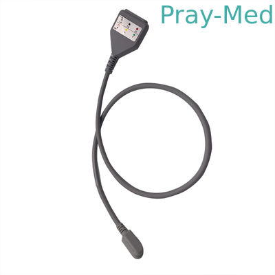 Υπομονετικό καλώδιο 3 TPU Mainline ECG καλώδιο Ecg μολύβδου συμβατό με τη Γερμανία
