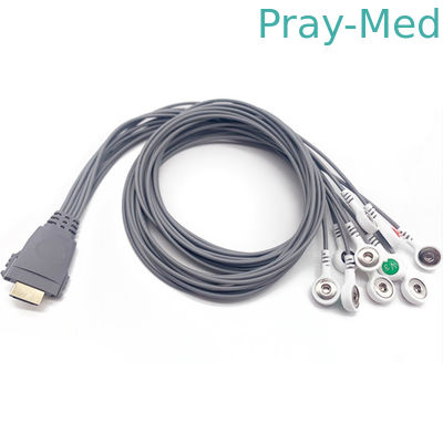 Landcome 1.5m συνδετήρας Grabber καλωδίων Ecg Holter 10 μολύβδου