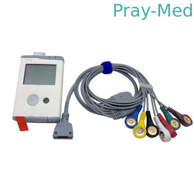 CT 08 TPU 1.1m μεμονωμένο πακέτο 7 Beneware καλωδίων ECG Holter θραύση καρφιτσών