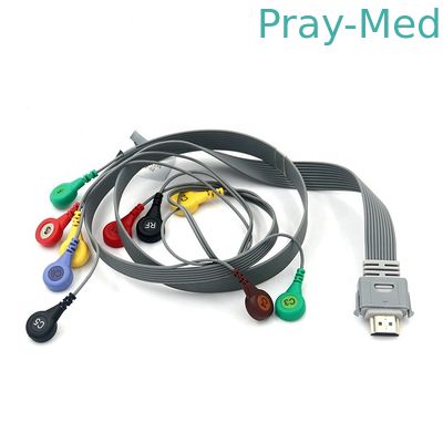 Αιφνιδιαστικό τέλος TPU 10 μόλυβδοι ih-12 HDMI 19 Biocare υπομονετικό καλώδιο καρφιτσών ECG
