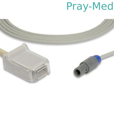 Συμβατό καλώδιο προσαρμοστών biolight M6 M12 SPO2/καλώδιο επέκτασης με το συνδετήρα lemo 5 καρφιτσών
