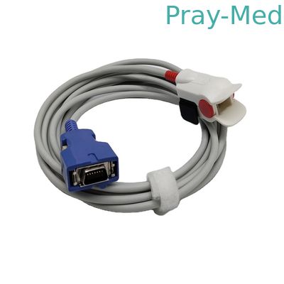 Ενήλικοι έλεγχοι Oximeter σφυγμού , 14 επαναχρησιμοποιήσιμοι Spo2 καρφιτσών αισθητήρες